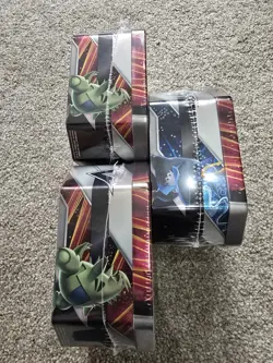 pokemon tyranitar v strikers tin x2sealed Pokemon - Image 1