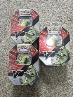 pokemon tyranitar v strikers tin x2sealed Pokemon - Image 3