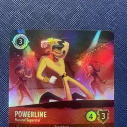 Disney Lorcana Fabled Epic Rare Foil Powerline Musical Superstar 215/204 - Image 2