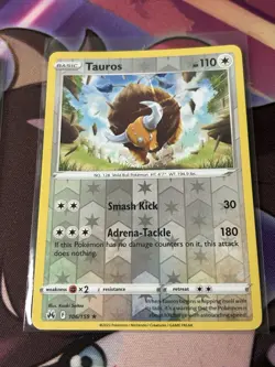 Tauros - 106/159 - Reverse Holo - Crown Zenith - NM/M - Pokemon Card - Image 1