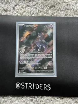 Pokemon TCG Mewtwo #52 Black Star Promo Holo Rare Card 151 UPC NM - Image 1