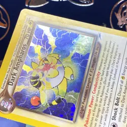 Pokemon Dark Ampharos TCG Neo Destiny Card 1/105 Unlimited Holo Rare - Image 4