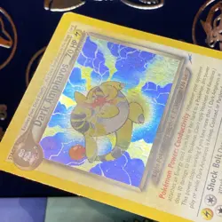 Pokemon Dark Ampharos TCG Neo Destiny Card 1/105 Unlimited Holo Rare - Image 5