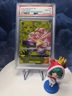 PSA 10 Shirahoshi OP03-116 WINNER Tournament VOL 6 One Piece Card Game ENGLISH - Image 1