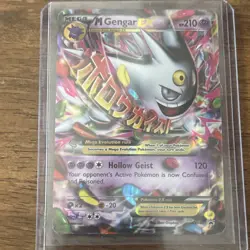 Pokemon Mega Gengar EX Holo HP210 Psychic Pokemon TCG Card English Card Stock - Image 1