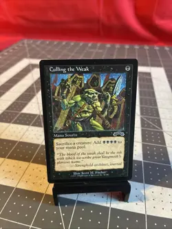 Vintage 1998 MTG Exodus Culling The Weak Card NM - Image 1