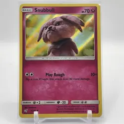 Snubbull 15/18 Holo - Detective Pikachu - Pokemon Trading Card Game - Image 1
