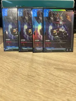 ST01-001 Gundam RX-78-2 LR Gundam Card Game foil starter deck TCG 4X available - Image 3