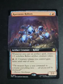 Ravenous Robots (Extended Art) Rare MTG Ninja Turtles - Image 1