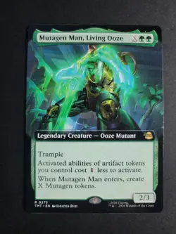 Mutagen Man, Living Ooze (Extended Art) Rare MTG Ninja Turtles - Image 1
