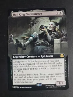 Rat King, Verminister (Extended Art) Rare MTG Ninja Turtles - Image 1