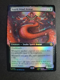 South Wind Avatar (Extended Art Foil) Rare MTG Ninja Turtles - Image 1