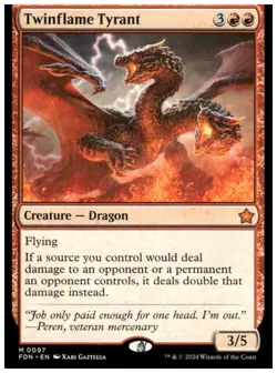 Foundations #97 Twinflame Tyrant - Image 1