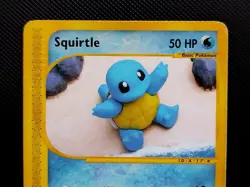 (LP-HP) Squirtle 131/165 2002 Expedition Base Set Pokemon Card Yuka Morii - Image 3