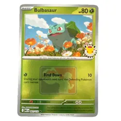 Bulbasaur 001/132 Pokemon Day 30th Anniversary Promo Near Mint NM - Image 1