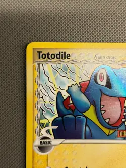Totodile Delta Species Reverse Holo 67/101 ex Dragon Frontiers Pokemon Card - Image 2