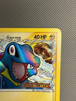 Totodile Delta Species Reverse Holo 67/101 ex Dragon Frontiers Pokemon Card - Image 3