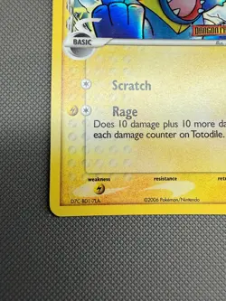 Totodile Delta Species Reverse Holo 67/101 ex Dragon Frontiers Pokemon Card - Image 5