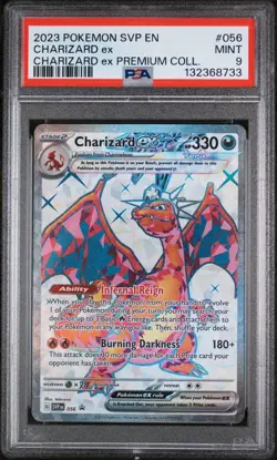 2023 Pokemon SVP EN Charizard Ex Premium Collection #056 MINT PSA 9 - Image 1