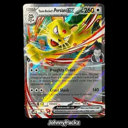 Team Rocket's Persian ex 150/182 - 2025 Destined Rivals Holo - Pokemon Card NM - Image 1