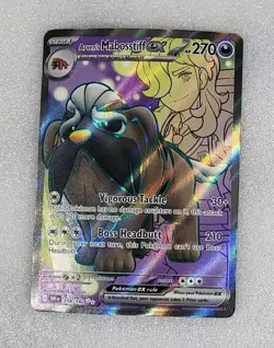 Arven's Mabosstiff ex 218/182 NM/M SV10 Destined Rivals Pokemon TCG - Image 1