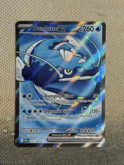 Pokemon TCG Dondozo EX 211/182 Ultra Rare Holo Destined Rivals 2025 - Image 1