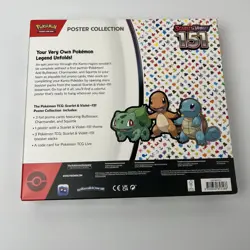 Pokemon TCG 151 Pokemon Poster Collection - Sealed - Image 2