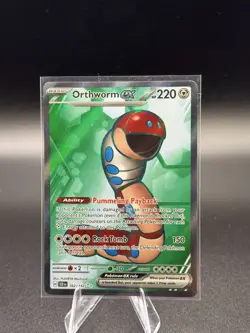Pokemon TCG Orthworm ex 162/142 Sv07: Stellar Crown Holo - Image 1