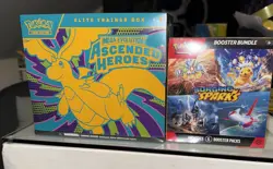 Pokemon TCG Ascended Heroes ETB + Surging Sparks Booster Bundle New Sealed - Image 1