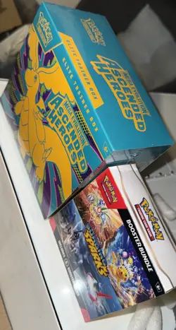 Pokemon TCG Ascended Heroes ETB + Surging Sparks Booster Bundle New Sealed - Image 3