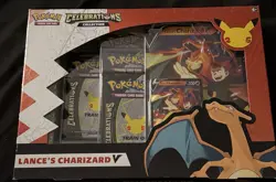 Pokemon TCG Celebrations Collection Lance's Charizard V Box Sealed or OBO 820650809392 - Image 1