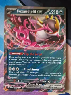 Fezandipity ex 038/064 Shrouded Fable Pokemon TCG English NM-Mint Double Rare - Image 1