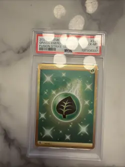 GRASS ENERGY Pokemon SWSH Fusion Strike Secret Rare 283/264 PSA 6 EX-MT TCG - Image 1