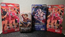 One Piece TCG Lot - Tin Vol 2 OP13, Booster Pack EBO3 x2 & OP14-EB04 - SEALED - Image 1