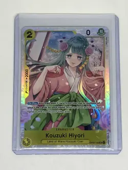 Kouzuki Hiyori SR English | Wings of the Captain | One Piece TCG OP06-106 | NM - Image 1