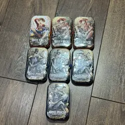 One Piece Tin Pack Set Vol 2 Set of 7 I TS-02 OP-13 I Factory Sealed ✅ - Image 2