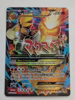 M Camerupt EX XY198a Full Art Black Star Promo Ultra Rare Pokemon Card 2017 MP - Image 1