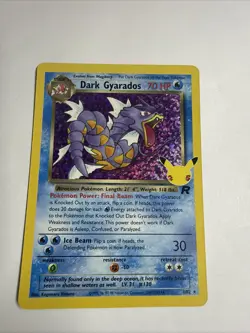 Pokemon TCG Card - Dark Gyarados Holo Card 8/82 Team Rocket Celebrations Series - Image 2