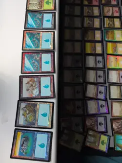 58 Basic Land Mercadian Masques. FOIL. Mtg Cards Lot,Islands,Swamps,Plains, - Image 3