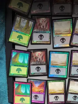 58 Basic Land Mercadian Masques. FOIL. Mtg Cards Lot,Islands,Swamps,Plains, - Image 4