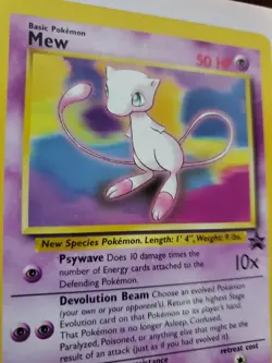 Mew Mewtwo Electabuzz Promo Pokemon Card Base Jungle Fossil WOTC - Image 3
