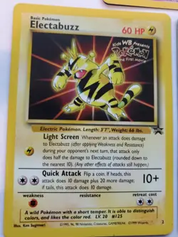 Mew Mewtwo Electabuzz Promo Pokemon Card Base Jungle Fossil WOTC - Image 5