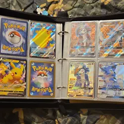 Pokemon TCG Binder Lot 250+ Cards( $750 Market Worth) Foils Vintage Full Art - Image 1