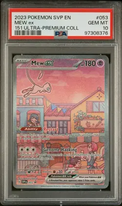 PSA 10 MEW ex 053 | 151 UPC FUll Art SIR Graded Pokemon Card - Image 1