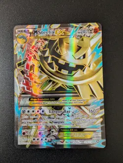 Steelix EX 109/114 Mega M Card 2016 Pokemon TCG XY Steam Siege - Image 1