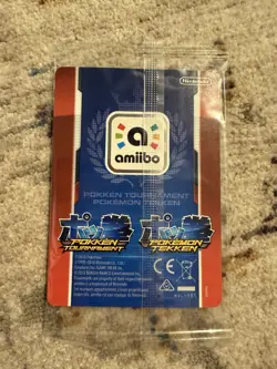 Pokemon Shadow Mewtwo Amiibo Card Pokken Tournament Brand New - Image 2