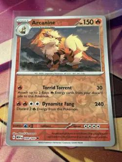 Arcanine - 059/165 - Reverse Holo - 151 - Pokemon Card - NM/M - Image 1