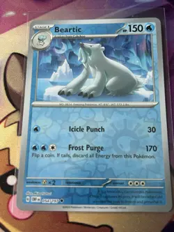 Beartic - 054/197 - Reverse Holo - Obsidian Flames - NM/M - Pokemon Card - Image 1