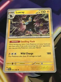 Luxray - 071/193 - Holo Rare - Paldea Evolved PAL - Mint - Pokemon Card - Image 1