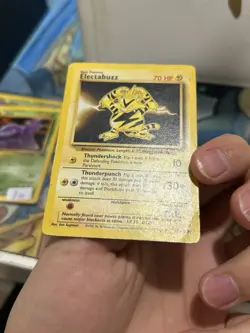 Electabuzz 20/102 Pokemon Base Set Unlimited Rare Card WOTC HP - Image 4